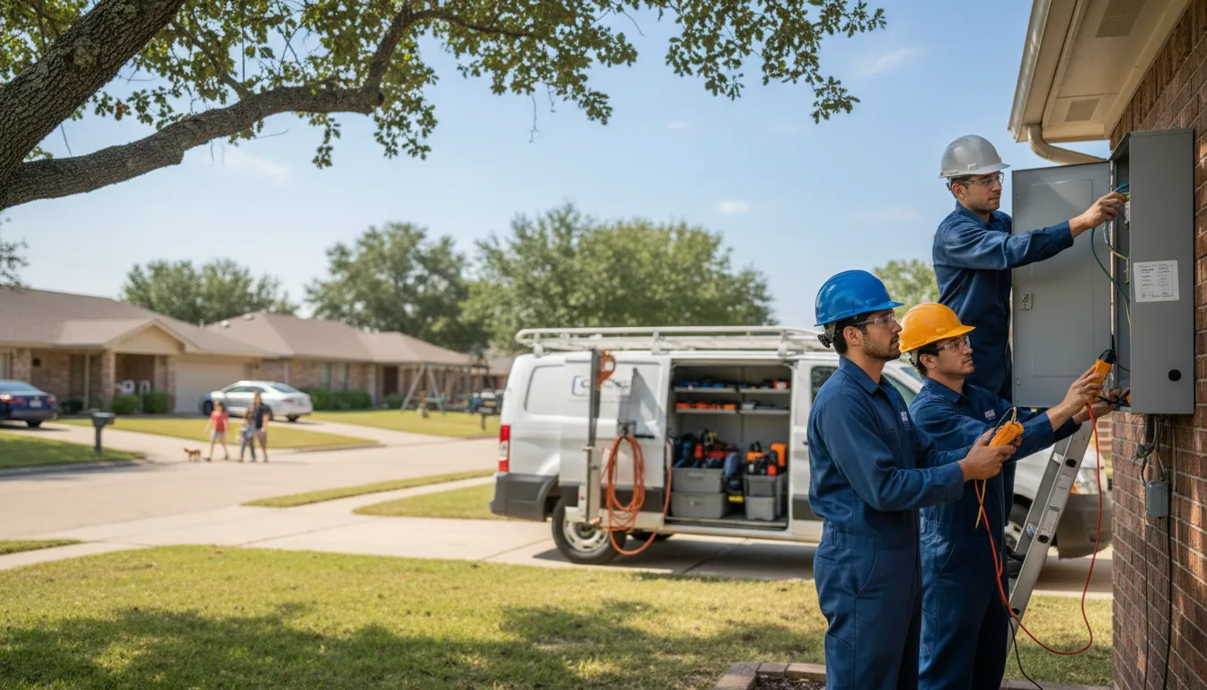 Certified electrician providing emergency electrical services in Endeavor, WI